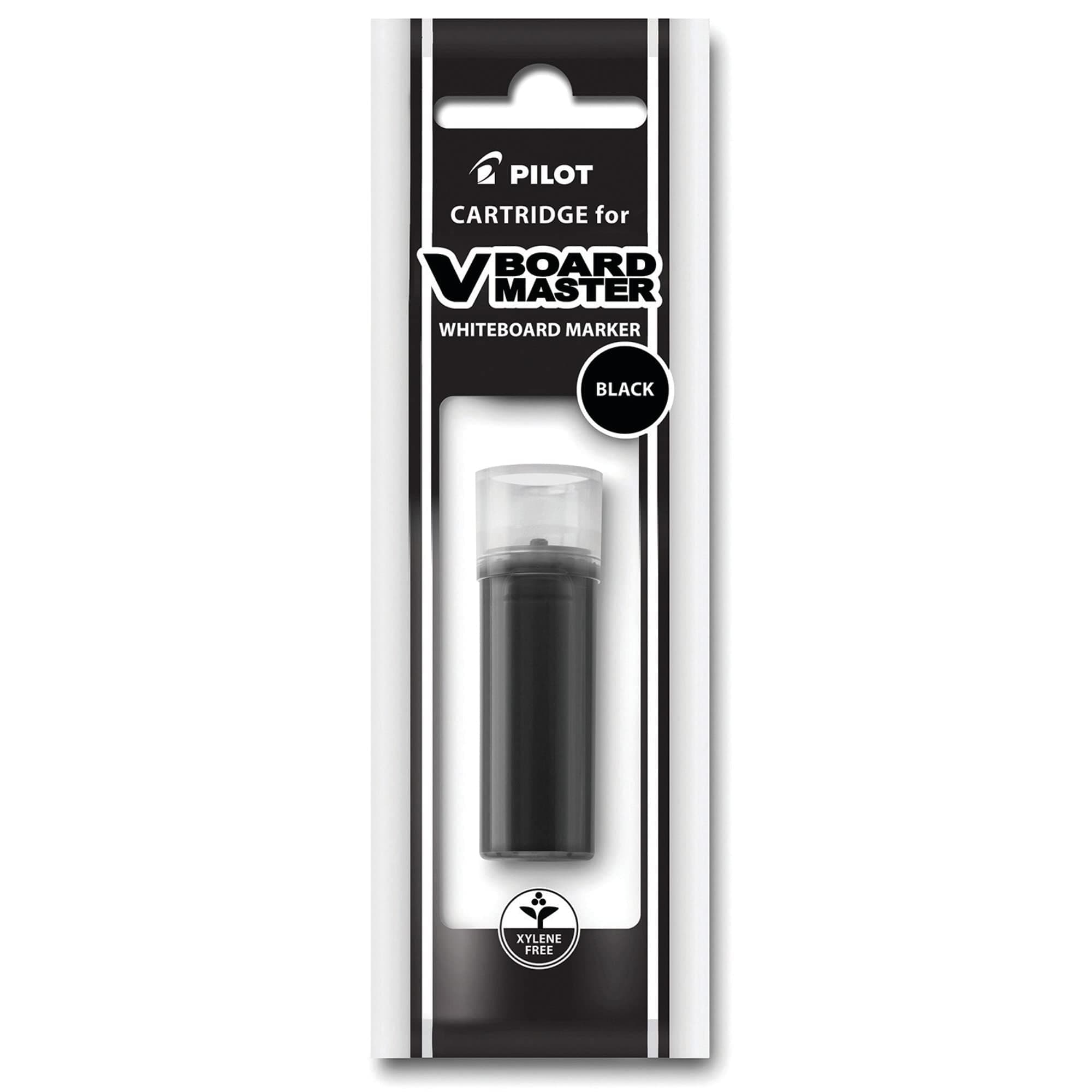 Pilot(R) V-Board Master Begreen Dry-Erase Marker Refills, Black, Pack Of 12