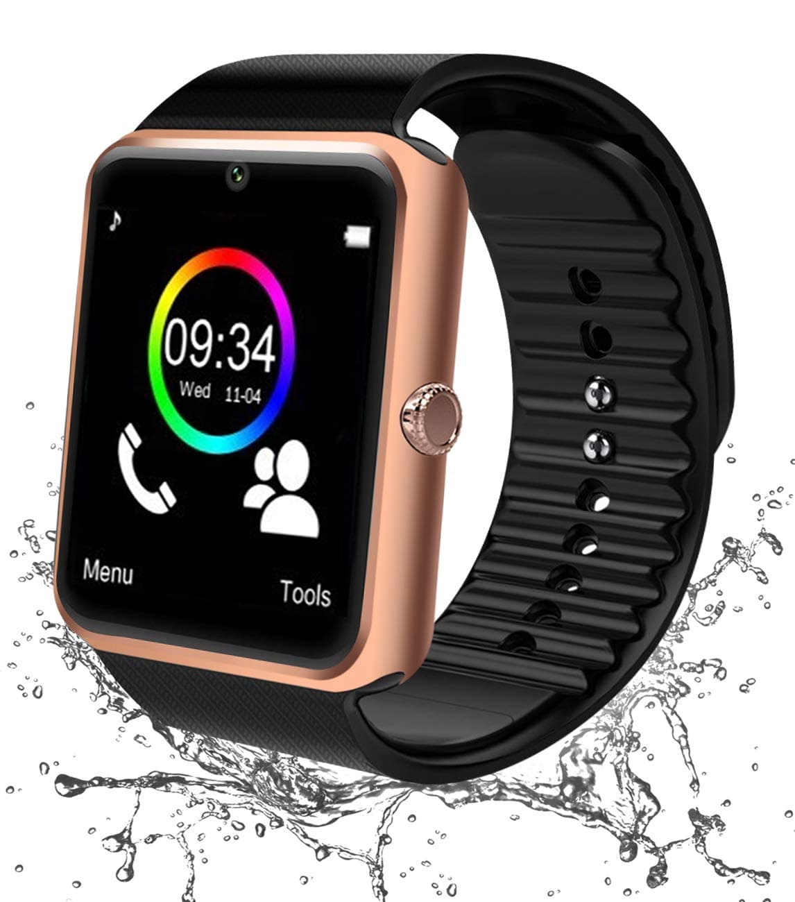 Bluetooth Smart Watch With Camera SIM Card Slot Smartwatch Touch Screen Unlocked Cell Phone Watch Whatsapp Facebook Sports Smart Wrist Watch Smart Watches for Android Men Women Kids