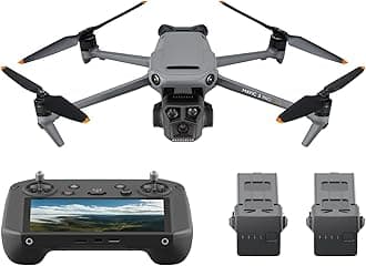 Mavic 3 Pro Cine with the DJI RC Pro (high-bright screen), Flagship Triple-Camera Drone, Tri-Camera Apple ProRes Support with 1TB of storage, Three Intelligent Flight Batteries and more