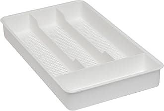 Dial Industries B694W Small Mesh Cutlery Organizer Tray, White