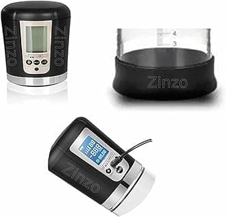 Zinzo New Imported Display meter USB Rechargeable Cupping Acupressure Automatic Vacuum Exercise Massager Therapy Developer Body Massager Acupressure Vacuum Star Equipment