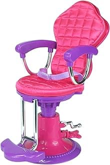 Salon Doll Chair Fit for 18 Inch American Girl Doll | Perfect Salong Chair for Brushing and Styling Doll's Hair
