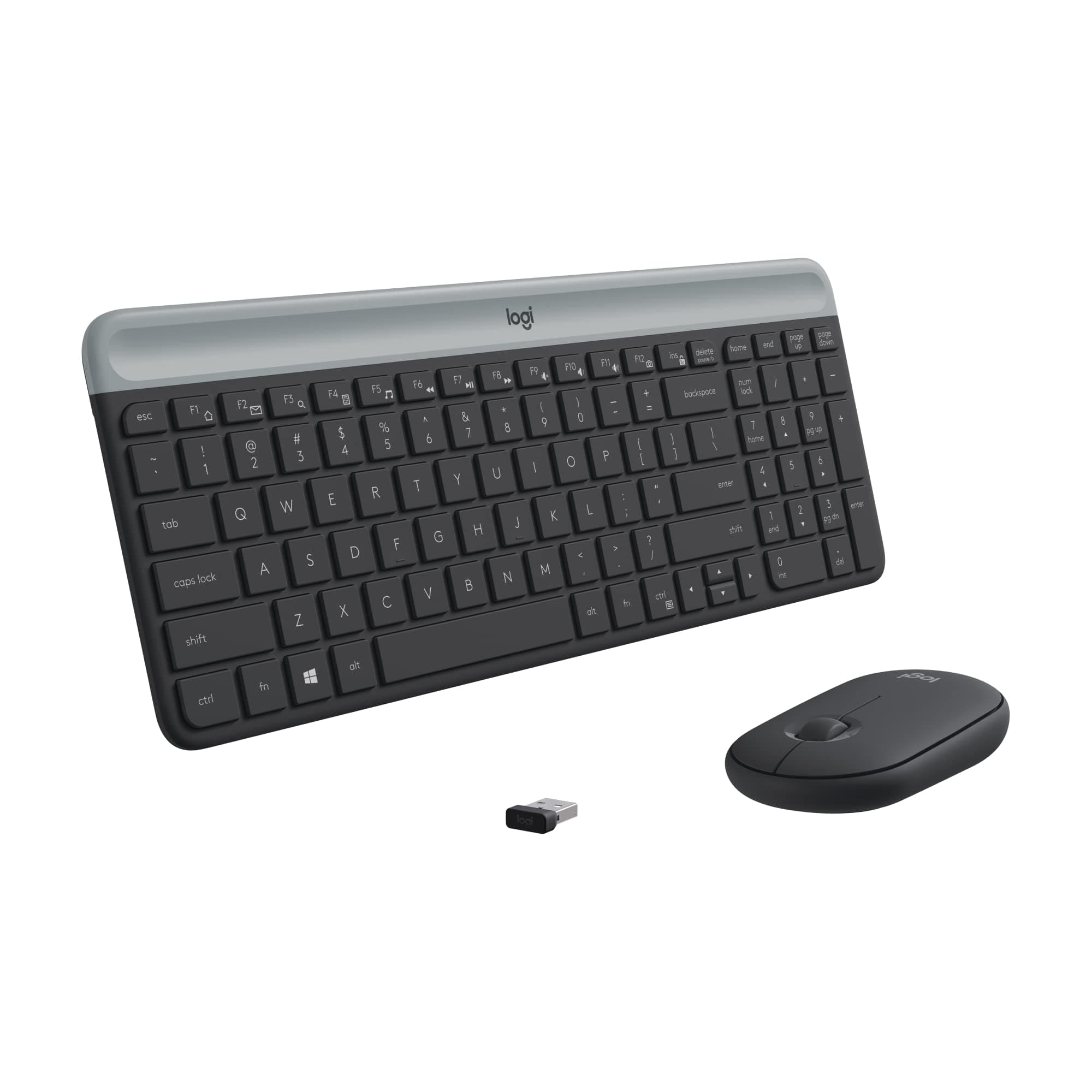 Logitech MK470 Slim Wireless Combo - Graphite