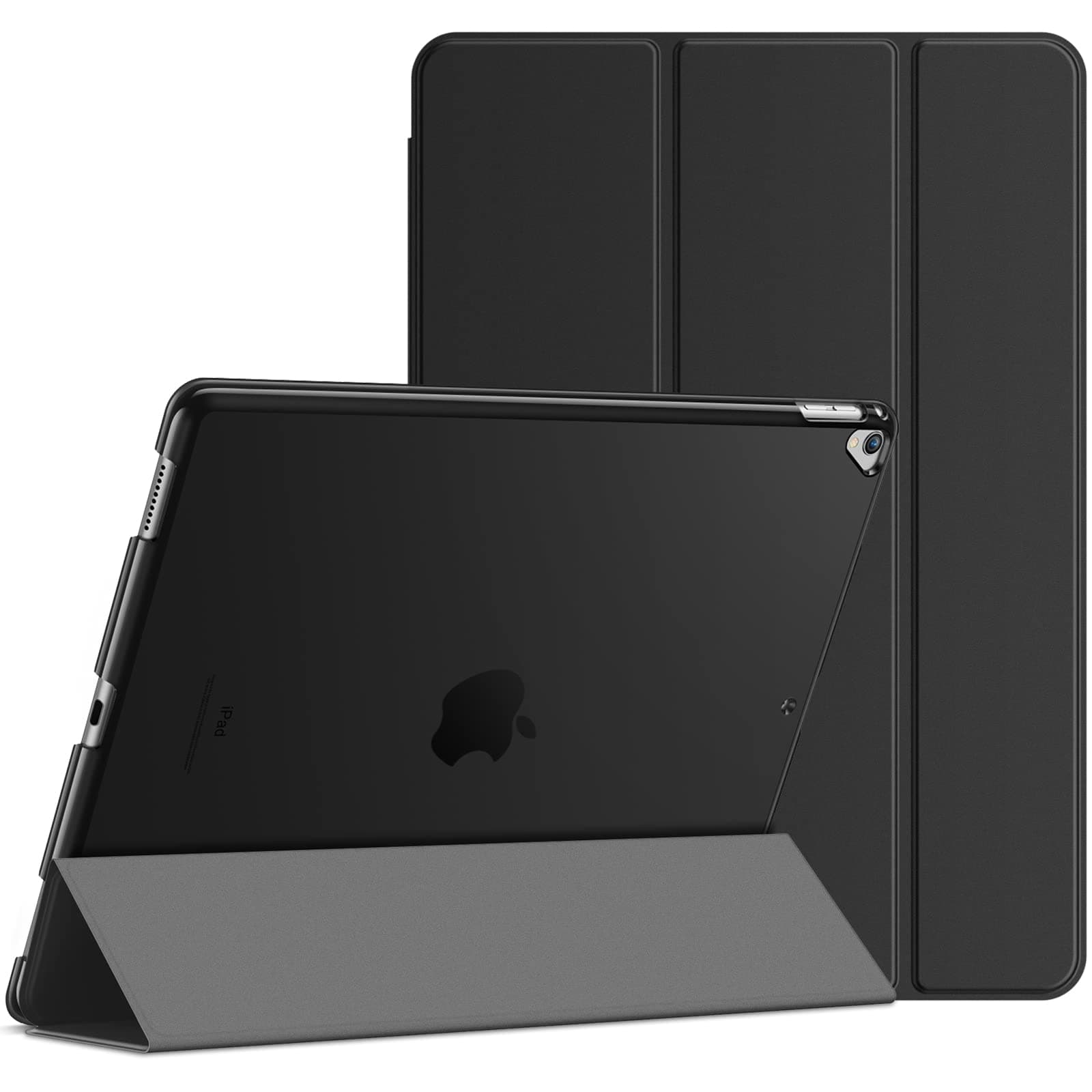 - Cover Case for iPad Pro 12.9 Inch (1st and 2nd Generation, 2015 and 2017 Model), Auto Wake/Sleep (Black)