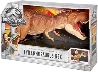 Mattel Jurassic World Super Colossal Tyrannosaurus Rex Amazon Exclusive.