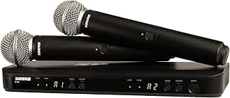 Shure BLX288/SM58 Dual Channel Wireless Microphone System with SM58 Handheld Vocal Mics