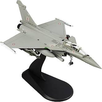 Dassault Rafale Fighter Jet Model 1/100 Diecast Military Airplane for Collection and Gift