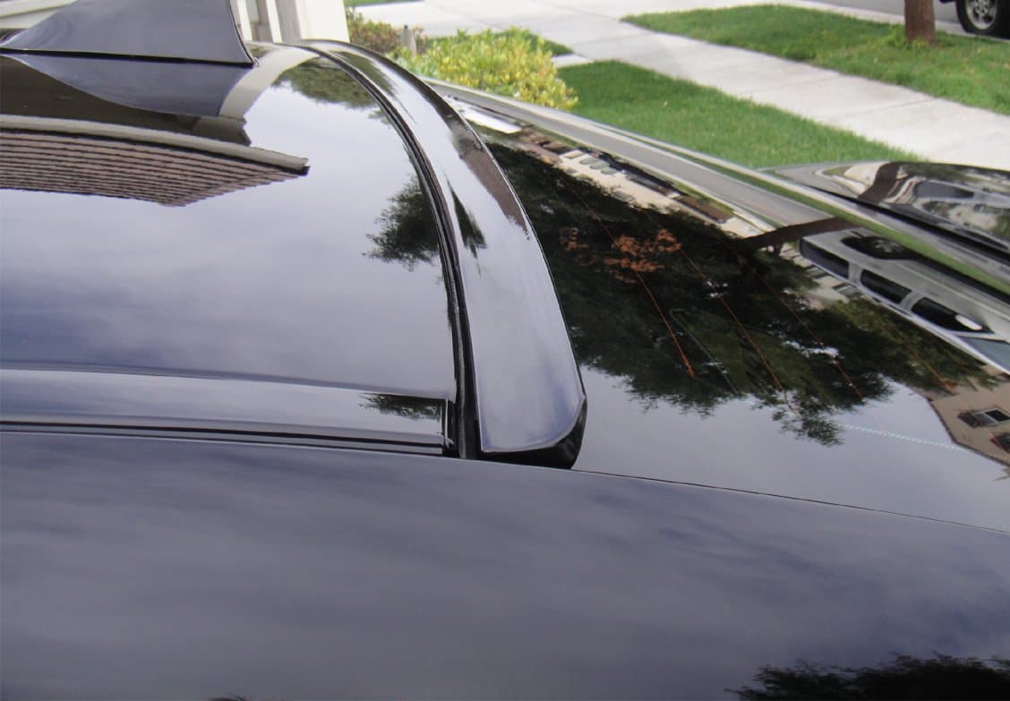 JR2 Painted Black Color for 2001 2002 2003 2004 2005 2006 2007 2008 Audi A4 B6 Sedan Rear Window Roof Spoiler