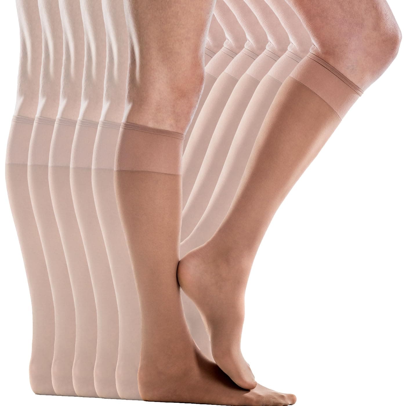 Ultra Knee Hi's with Energizing Support (6 Pair Pack)