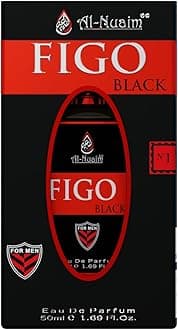 Al Nuaim Figo Black Eau De Parfum for Men - 50ml | Long Lasting Luxury Perfume | EDP