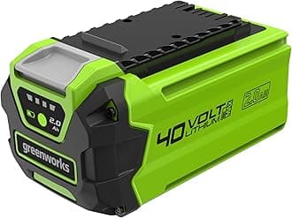 Greenworks 40V 2.0Ah Lithium-Ion Battery (Genuine Greenworks Battery / 75+ Compatible Tools)