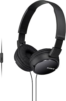 Sony Sound Monitoring Over The Ear Headset [Black, MDRZX110AP]