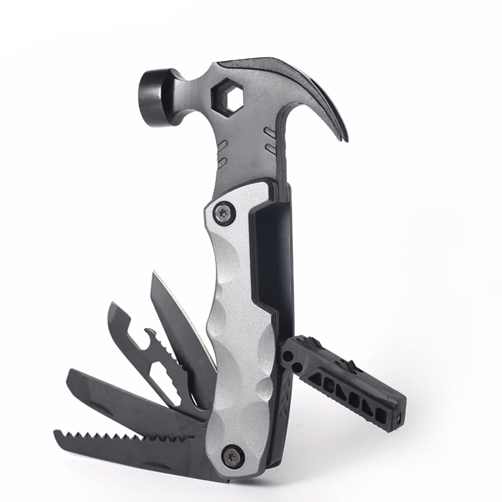 Multitool Camping Accessories, Stocking Stuffers for Men Dad Gifts, 13 In 1 Survival Multi Tools Hammer, Camping Essentials, for Adults Him Boyfriend Husband Grandpa Women Birthday Valentines Father