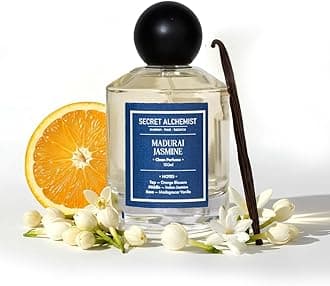Secret Alchemist Madurai Jasmine Eau de Parfum 100ml – Long Lasting Clean Perfume for Women | Fresh Floral Jasmine, Orange & Vanilla | High Concentration, Everyday Work Wear, Free from Phthalates