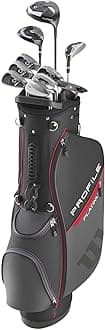 Wilson Men's Profile Platinum Complete Golf Club Package Set - Right Handed, Stand Bag