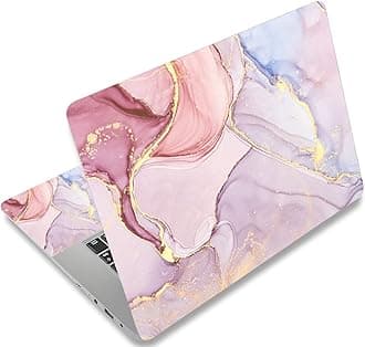 12.1 13 13.3 14 15.4 15.6 Inches Laptop Skin Sticker Decal Universal Netbook Reusable Notebook Art Protector Cover (Colorful Marble)
