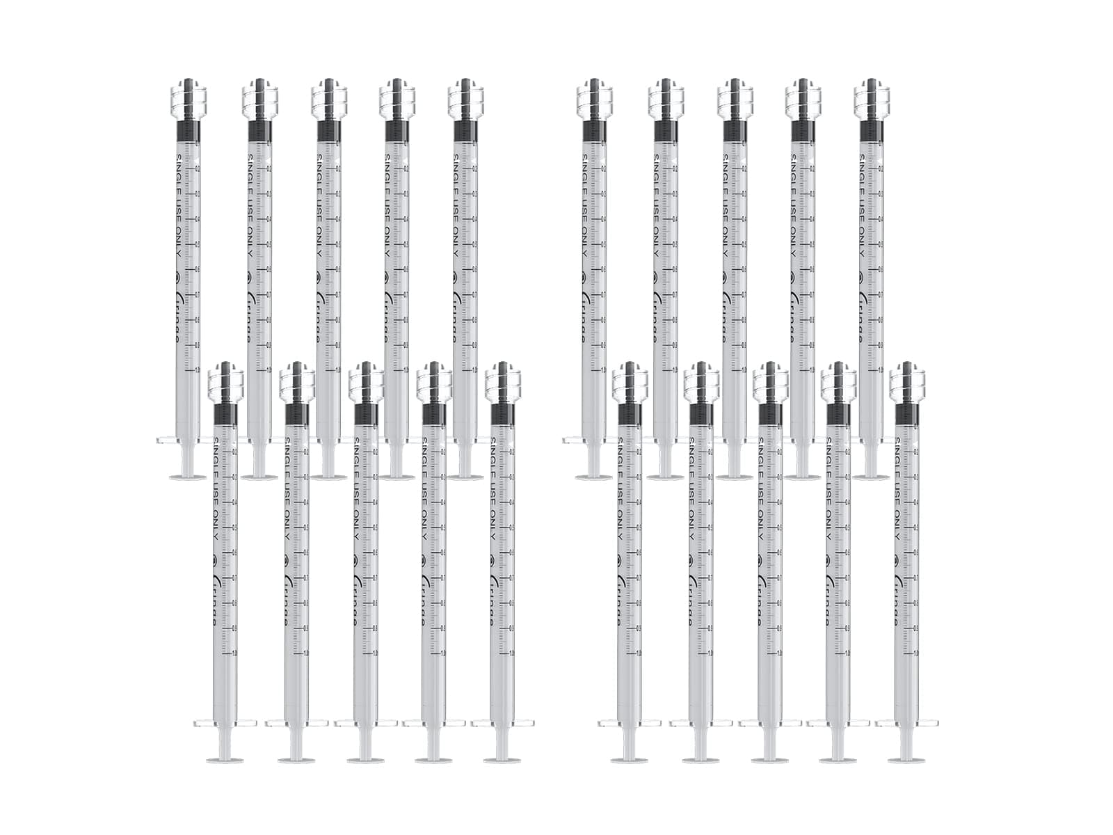 Ciringe1 ml Lock Syringe - Pack of 20