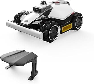 (2026 Upgrade) Mammotion LUBA mini 2 AWD 1500 Robot Lawn Mower with Garage, for 0.37 Acres, 360° LiDAR+Dual-Camera AI Vision, 80% Slope, DropMow, 20 Multi-Zone Management, Cutting Height 0.8"-2.6"