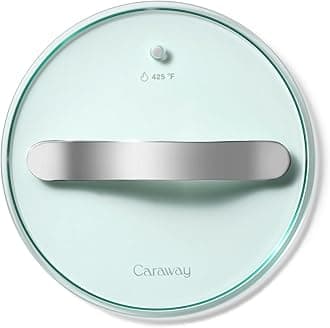 Caraway 7" Glass Lid for Pots and Pans - Made With Tempered Glass - Sized to Fit Caraway Ceramic-Coated & Stainless Steel Cookware