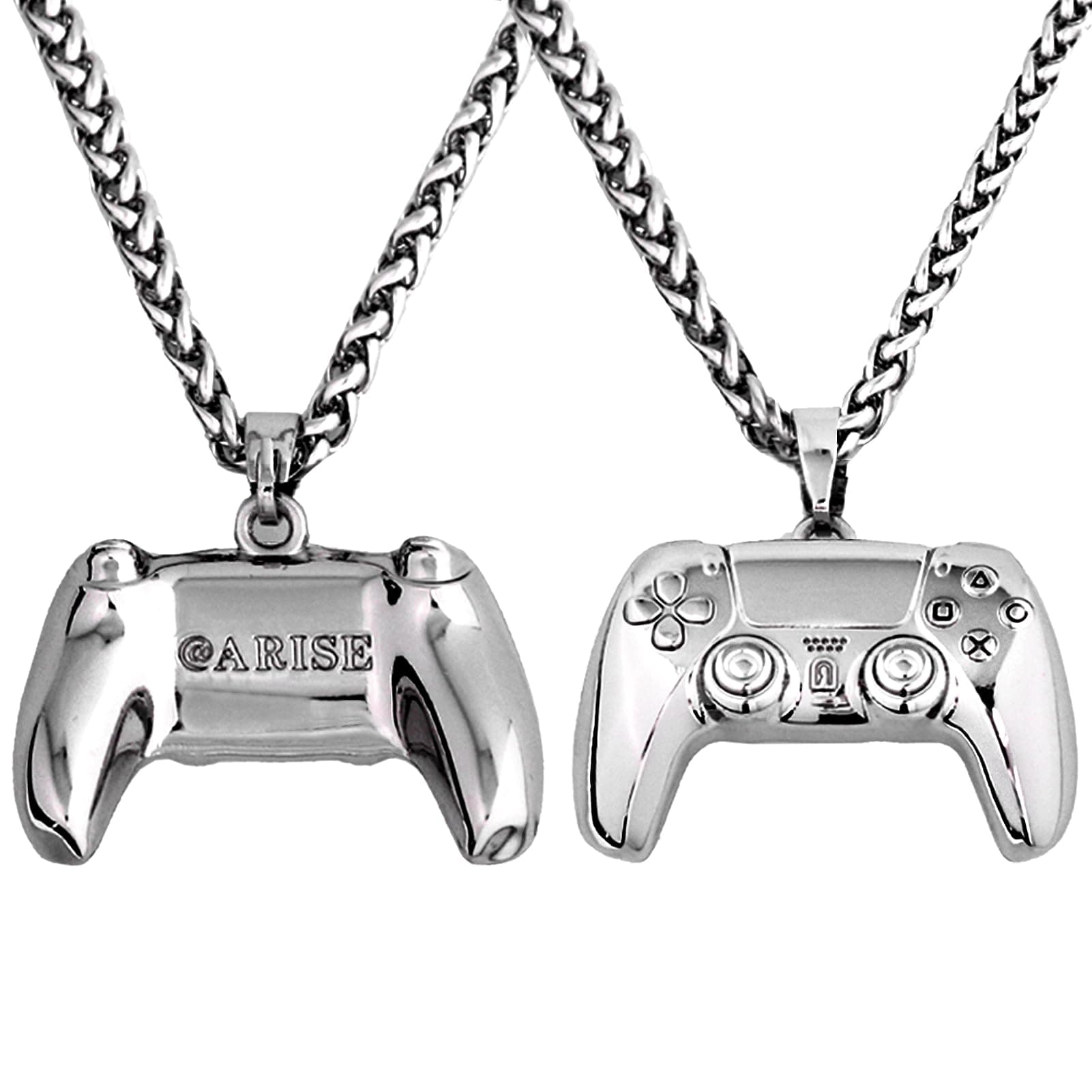 lced Out Game Controller Pendant, Cool Style Hip Hop Chain Necklace for Men, Women, Boys, Girls and Friends