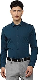 Peter England Men's Regular Fit Shirt