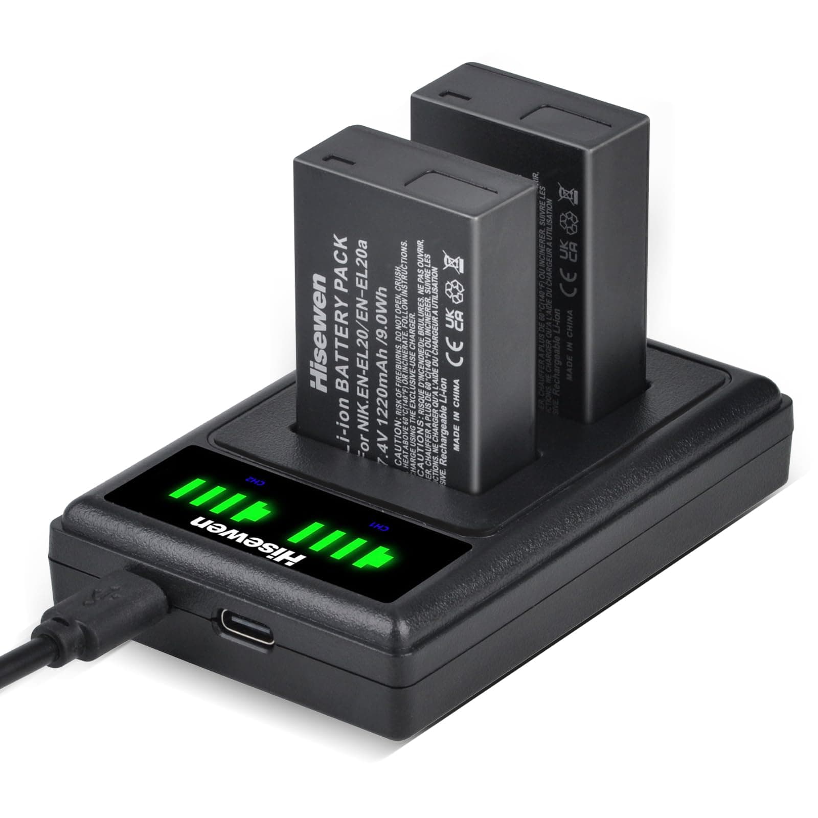 Hisewen EL20 Battery and Charger