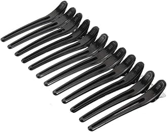 Section Clips For Hair Styling Professional Salon Hair Styling, Hairdressing Salon Hair Styling For Women, Parlor Use Hair Sectioning Clips -Set of 12 Piece