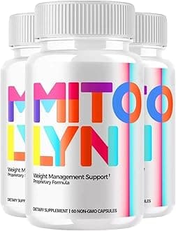 3-Pack Mitolyn Capsules - Mitolyn Pills, Mitolyn Supplement, Mito Lyn, Mitolyn Keto Capsules, Mitolyn Supplement Pills - 180 Capsules