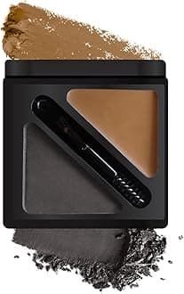 FACES CANADA HD Shape Up Brow Kit - Grey 01, 2.8g | Eyebrow Duo Kit - Wax & Powder With Brush | Long-Lasting | Precise & Natural Looking | Rich Color Payoff | Shaped & Defined Brows | Cruelty-free