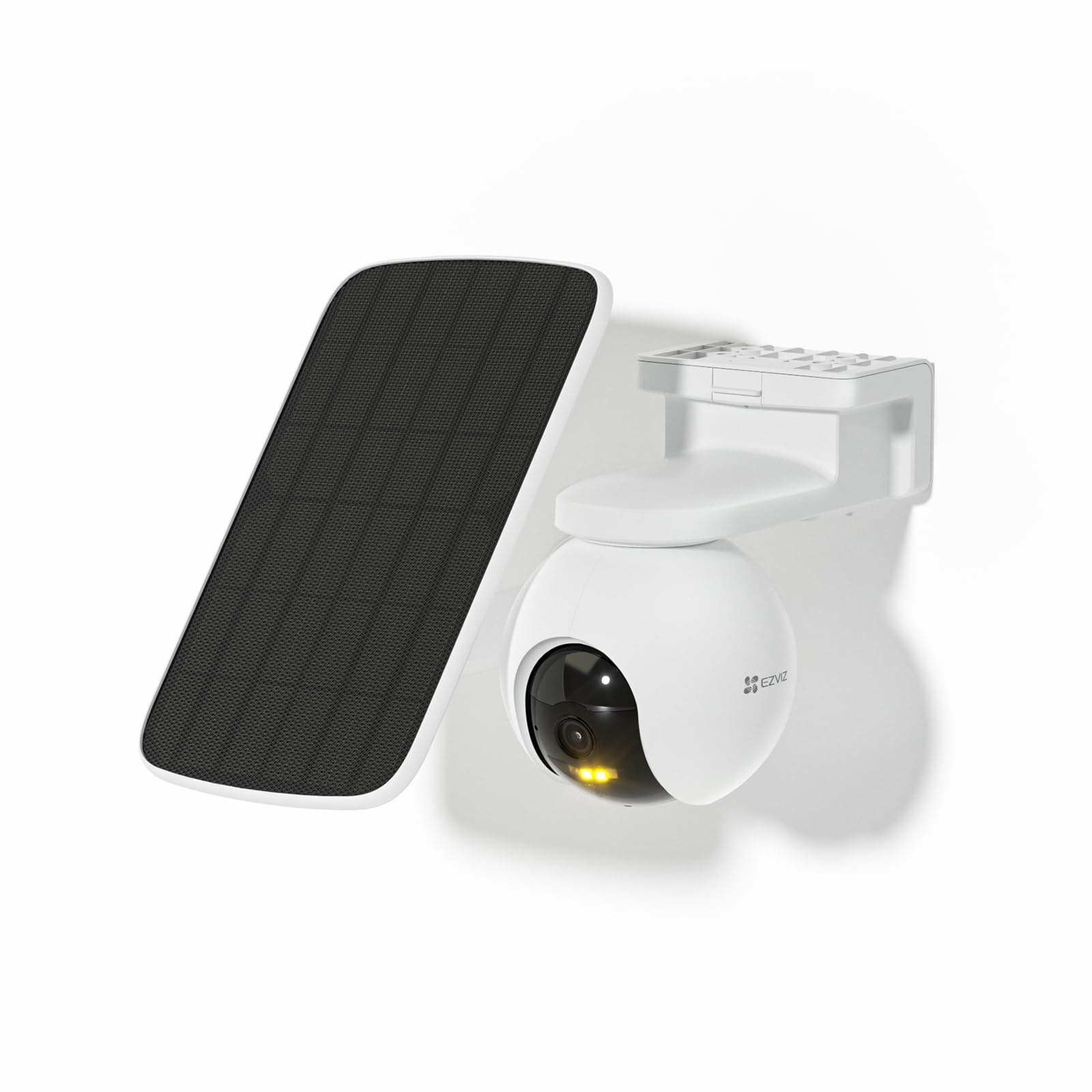 EZVIZ CB8 Kit - 2K Solar Security Camera, WiFi Camera Outdoor 360° Battery Camera CCTV with Two-Way Talk, Color Night Vision, Waterproof, Auto-Tracking, Human & Motion Detection (Solar Panel Included)