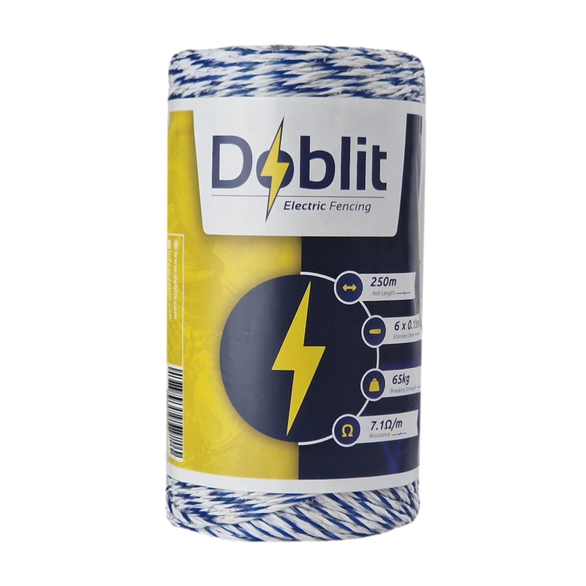 Doblit Blue and White Poly Wire - 250m