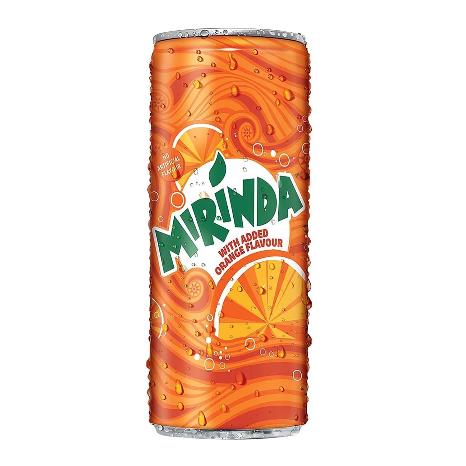 Mirinda Orange Soft Drink Can, 250ml