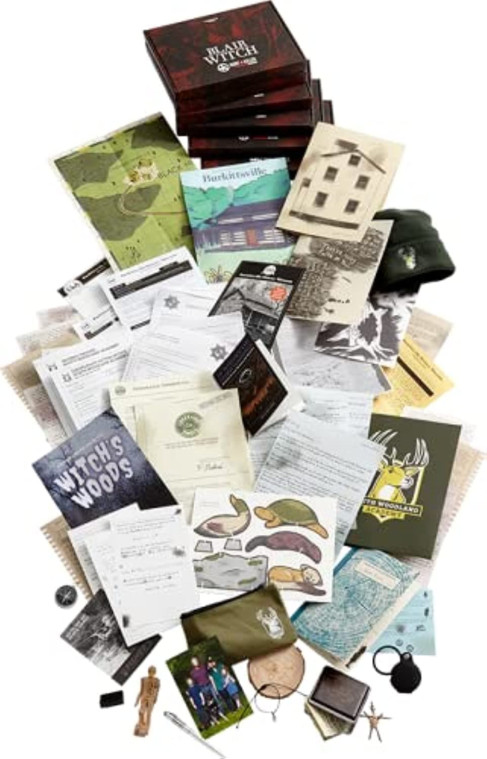 Hunt A Killer: Blair Witch Season 1, Complete Box Set of 6 Episodes, Murder Mystery Game, Unsolved Case for Sole Detective or Game Night, Decode Ciphers, Solve Cryptic Puzzles, Uncover the Truth