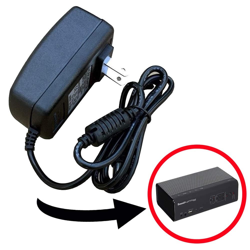 Power Supply Adapter Replacement Charger, Compatible with Creative Sound Blaster Roar Pro Bluetooth Wireless Portable Speaker