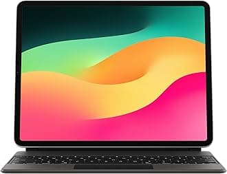 Magic Keyboard: iPad Keyboard and case for iPad Pro 12.9 inch (3rd, 4th, 5th and 6th gen) and iPad Air (M2), Great Typing Experience, Built-in trackpad, US English - Black