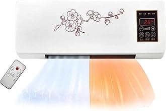 2 in 1 Cold Warm Split Portable Air Conditioner, Ductless Mini Split Air Conditioner Wall Mount 8-Hour Timer - Portable AC Unit for Tent, Bedroom, Living Room, Office