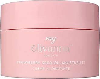 My Olivanna Strawberry Seed Moisturiser | Day & Night Cream | Skin Care For Teenage Girls & Boys | Face Cream For Dry Skin With Hyaluronic Acid | Soothing & Smoothing Complex | Vegan Friendly Formula