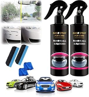 Car Scratch Repair Nano Spray, Nano Car Scratch Removal Spray, Nano Spray Car Scratch Repair, Ceramic Car Coating Spray, Crystal Coating for Car, Scratch Removal Spray for Interior Repair (2PCS)