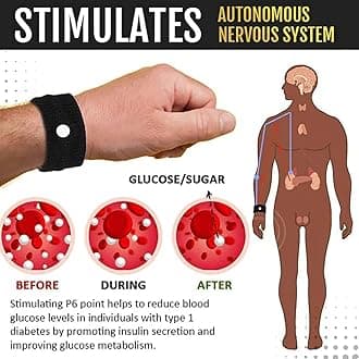 MiNGQIU Weimax Sugar Control Wristband,Blood Sugar Control Wristband,Healthify Sugar Control Therapeutic Wristband for Everyone (H-2Pairs)