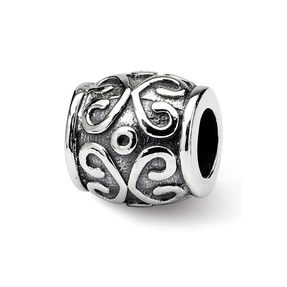 Sterling Silver Reflections Scroll Bali Bead