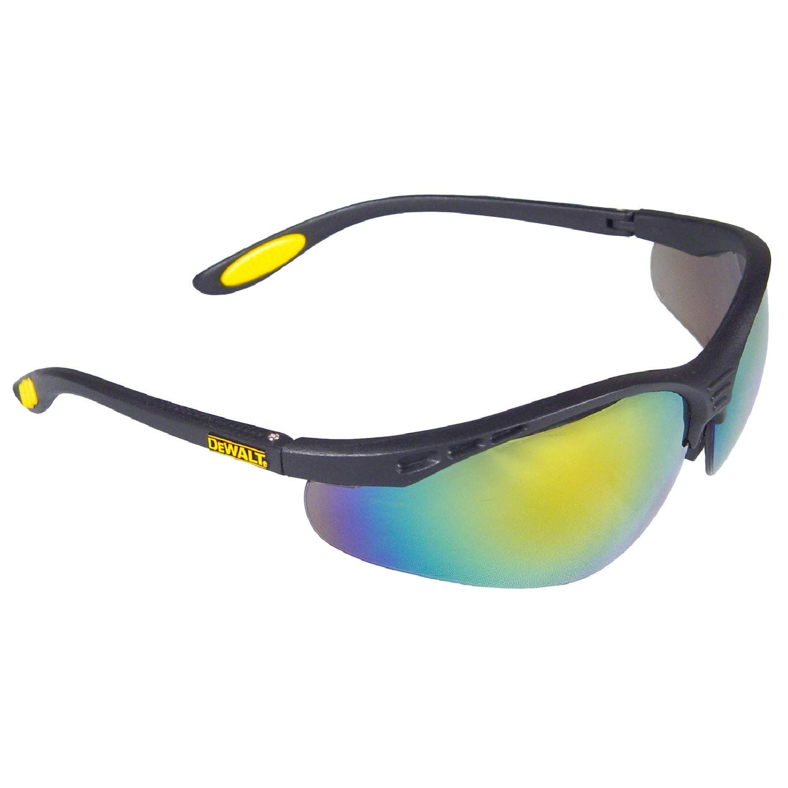 DPG58-6C Reinforce Fire Mirror High Performance Protective Safety Glasses with Rubber Temples