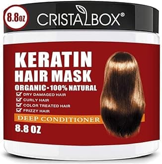 Keratin Hair Mask,Keratin Hair Treatment 250g Hair Mask for Dry Damaged Hair,Deep Conditioning Hair Treatment Mask Repair Treatment Damage Hair Root,Natural Deep Conditioner Hydrating Hair Care Gifts