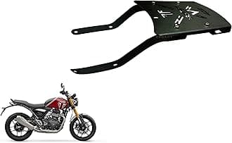 Back Rack/Top Rack Carrier Plate Expedition for Luggage Backrest for Triumph Speed 400 (Black)