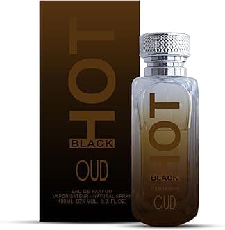 BERNARD DIMITRI HOT BLACK OUD Perfume for Men & Women - 100 ML | Luxurious Fragrance with Agarwood, Vanilla & Incense | Long-Lasting Freshness Smell | Perfume Spray for Daily use