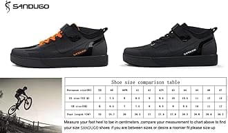 Mens MTB Mountain Bike SPD Cycling Shoes,Suitable Mountain Biking DH Enduro, Compatible All 2 Bolts Pedals,Black