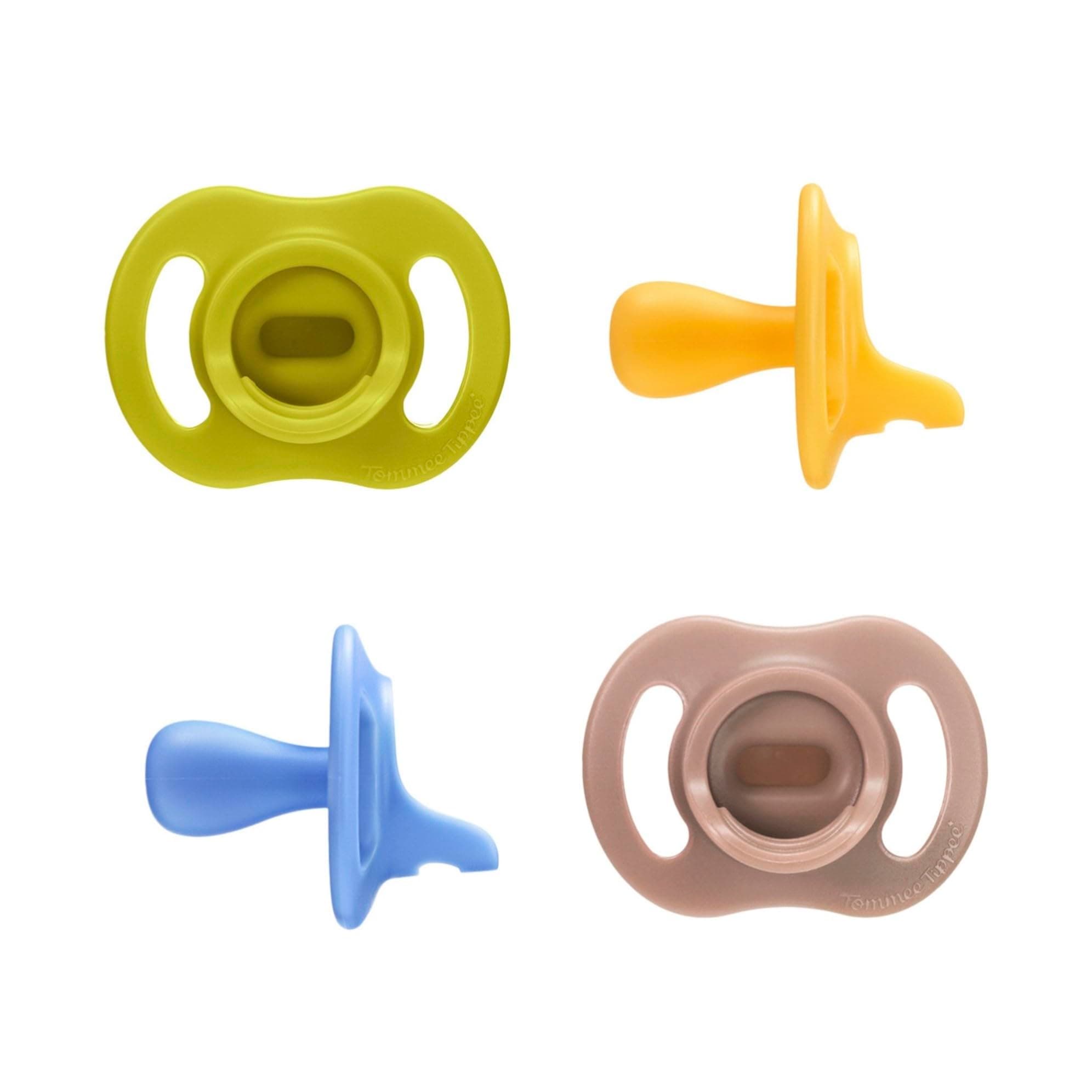 Ultra-Light StayPut Dummy, 6-18m, 4-Pack, One-Piece Silicone Soother