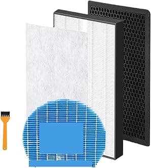 FZ-A41HFR FZ-A41DFR Hepa Filter，Compatible for Sharp，Air Purifier for KC-A40EUW KC-A40EUB KC-840 KC-840EW KC-840EB(FZ-A41HFR FZ-A41DFR)