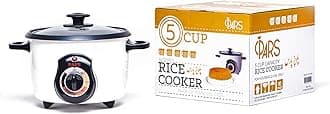 Pars Automatic Persian Rice Cooker - Tahdig Rice Maker Perfect Rice Crust, 5 Cup