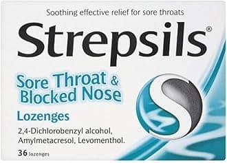 Sore Throat and Blocked Nose Lozenges, 36 Lozenges x 1