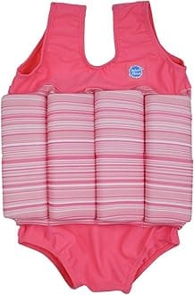 Splash About Collections Float Suit - Adjustable Buoyancy, 1-6 Years (1-2 Years (Chest: 51cm Length: 37cm)), Pink Classic
